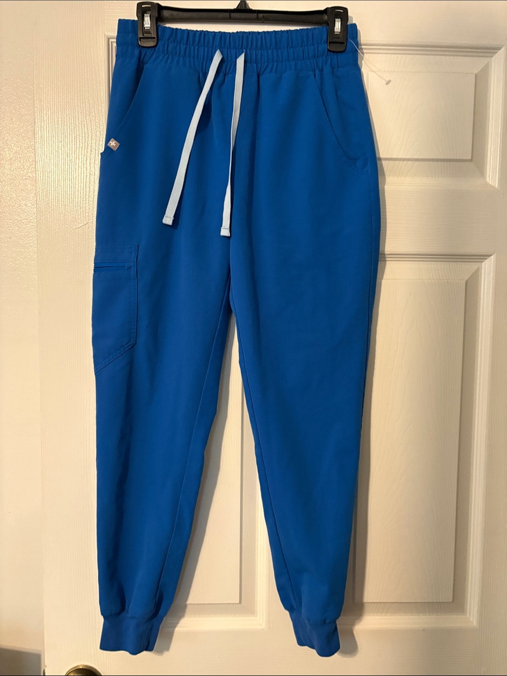 Figs Royal Blue Drawstring Jogger Pants